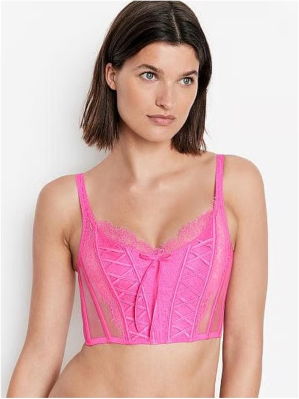 Victoria’s Secret Pink Lace Corset💕